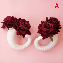 (A) Devil Horn Hair Barrettes Cosplay Sheep Horns Hairpin Halloween Party Decora _dy