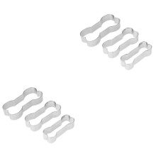 (2x) 3 Pcs Biscuit Mold Dog Baking Bone Cookie Halloween