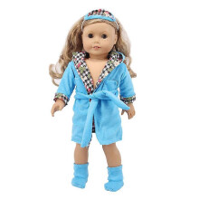 (#1) Hot Handmade Accessories Fits 18"Inch American Doll Eye Mask Pajamas Set