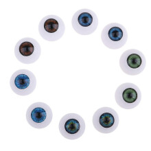 (22mm) 10pcs Acrylic Doll Eyeballs Eyes Halloween Props Doll BJD DIY Supplies