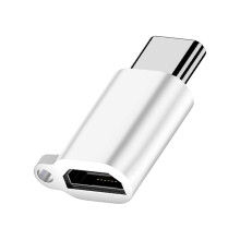 (1piece white) Compact Mini USB Type C Female to Micro USB Male Adapter Connector for Xiaomi Redmi Huawei Phone Converter