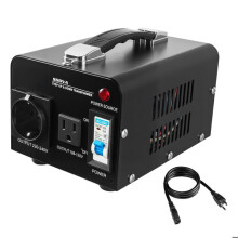 Transformador de Tensão Bidirecional-Duoku-220 V a 110 V e 110 V a 220 V-Capacidade de 500 VA-com Tomadas
