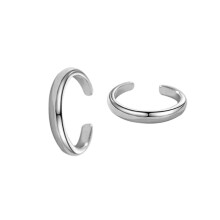 925 Sterling Silver Ear Cuff Earrings, Non-Piercing Fake Helix Cartilage Cuff Earrings, Hypoallergenic Jewelry for Girls Women, Adjustable Clip On Ear