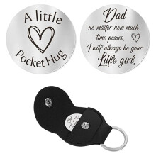 Petits cadeaux de NoĂ«l pour femmes, hommes et filles, cadeaux d'anniversaire pour papa, fĂŞte des pères, « Ma fille me manque », dĂ©corations Ă
