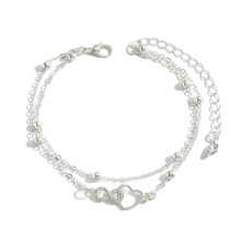 Bráisléad Srathach do Mhná, le Bráisléid Chroí Zirconia Ciúbach, Bráisléad Infinity Inchoigeartaithe, do Bhronntanais do Mhná, do Sheodra