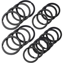 Chaveiros Circulares, 20 Unidades, Argolas Circulares para Chaveiros, Adequado para Homens e Mulheres, Cordões para Etiquetas, Escola, Escritório,
