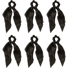 Elásticos de cabelo pretos sofisticados: eleve seu estilo com versatilidade e conforto para festas, maquiagem, cerimônias, escritório, escola e