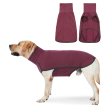 Veelzijdige hondenjas, mouwloos jack voor onbelemmerde beweging, winterkleding met elastische banden voor fixatie van de achterpoten, zachte fleece