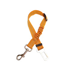 Dog Car Harness for Safe Travel, Heavy Duty Adjustable Lead with Elastic Buffer, Reflective Bungee Retractable Restraint for Dogs and Cats