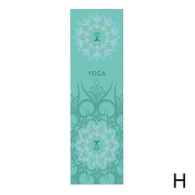 (Century Lotus) Non-Slip Yoga Pilates Mat Cover Towel Blanket Fitness Exercise Q BEST G8 FAST