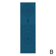 (Tibetan green lotus) Non-Slip Yoga Pilates Mat Cover Towel Blanket Fitness Exercise Q BEST G8 FAST