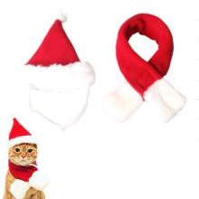 Pet Holiday Delight, Cat Beanie Hat With Scarf, Polycotton Blend Offers Breathability, Adjustable Length Straps For Perfect Fit, Cozy Short Plush Feel