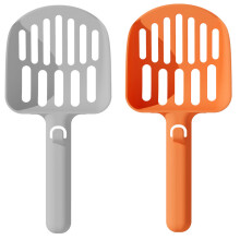 Cat Litter Scoop with Wide Slats, Easy Sifting Durable Plastic Shovel for Pet Owners, Smooth Surface Comfortable Hold Space Saving Design, Perfect for