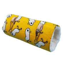 Gezellige pluche hamstertunnels, duurzaam en met verfijnde stiksels, geschikt voor alle seizoenen. Ideaal speelgoedaccessoire voor kleine huisdieren