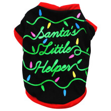 Chic Christmas Pet Attire, Funny Graphic Print Vest, Adorable Sport Shirt for Small Pets, Soft Comfortable Material, Breathable Fabric, Perfect for Wi