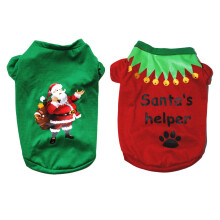 Pet Santa Elf Shirt, Soft Comfortable, Polyester Fabric, Daily Life Dress Up, Pull Over Design, Casual Wear Photography for Winter