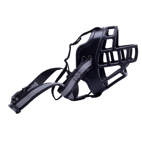 Basket Muzzle for Aggressive Dogs, Breathable Design Ergonomic Appearance Soft Muzzle Anti-Biting Chewing, Allows Panting Drinking for Small Medium Do