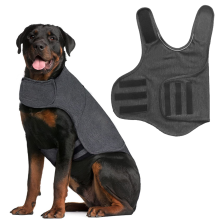 Conforto per animali domestici, gilet calmante per cani, vestibilità regolabile, tessuto traspirante, ideale per ansia da temporale, facile da