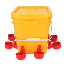 Preventing Food from Getting Dirty in Poultry Coops, Automatic Chicken Waterer with Strong Toughness Build, Effortless Maintenance Features for Fast C
