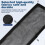 (30x70cm) Socket Network Pocket Under Desk Cable Management Net Storage Net Under Table Cord Management Mesh Organizer Flexible Wire Hider 4