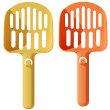 Odor-free Environment Aluminum Alloy Cat Litter Scoop, Durable Plastic Shovel with Smooth Surface for Easy Rinsing, Scientific Design for Long-term Us