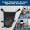 (30x70cm) Socket Network Pocket Under Desk Cable Management Net Storage Net Under Table Cord Management Mesh Organizer Flexible Wire Hider 3
