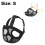 Bulldog Muzzle with Eyehole Design, Skin Friendly Adjustable Mesh Dog Muzzle for Anti Biting 2