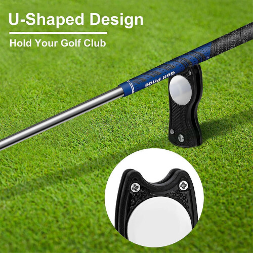 Golf Forks Foldable Golf Divot Tool Golfers Foldable Metal Green Tool with Sturdy Handle Perfect for Golf Player Training Aids 2