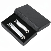 Kit de voyage pour manucure et pédicure, en acier inoxydable de qualité, lames ultra-tranchantes, design ergonomique et prise en main précise,