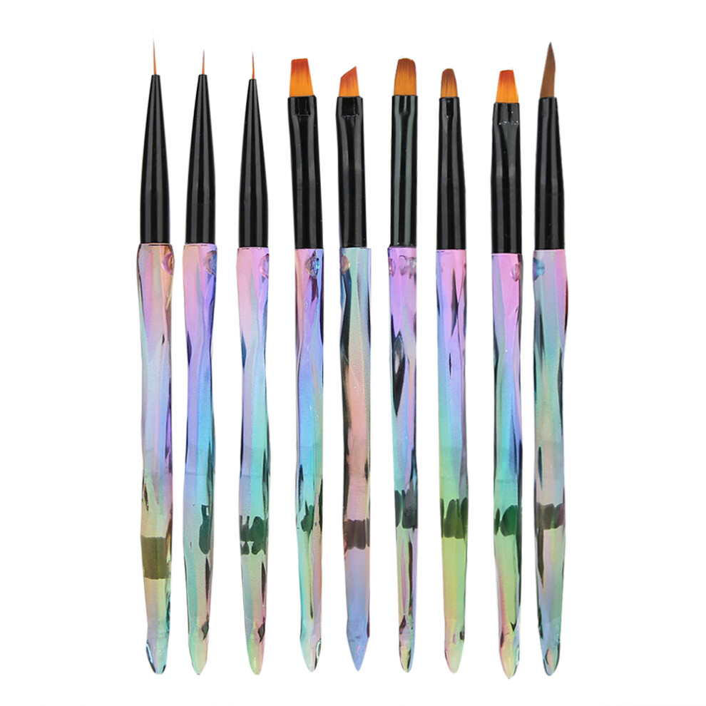Lightweight And Comfortable Nail Art Design Brushes 3D Flower Drawing Non Deformation High Quality Nylon Bristles Gradient Painting Tools For DIY Nai