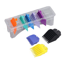 Professional Hair Clipper Guards Replacement Set With Organizer, Flexible And Sturdy Cutting Combs For Wahl Clippers From 1/16" To 1", Easy Installat