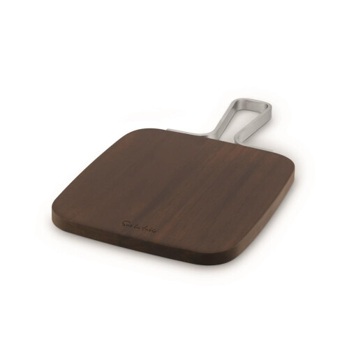 Sur La Table Core Square Paddle Board, Serving Board, Walnut Colour SLT847106