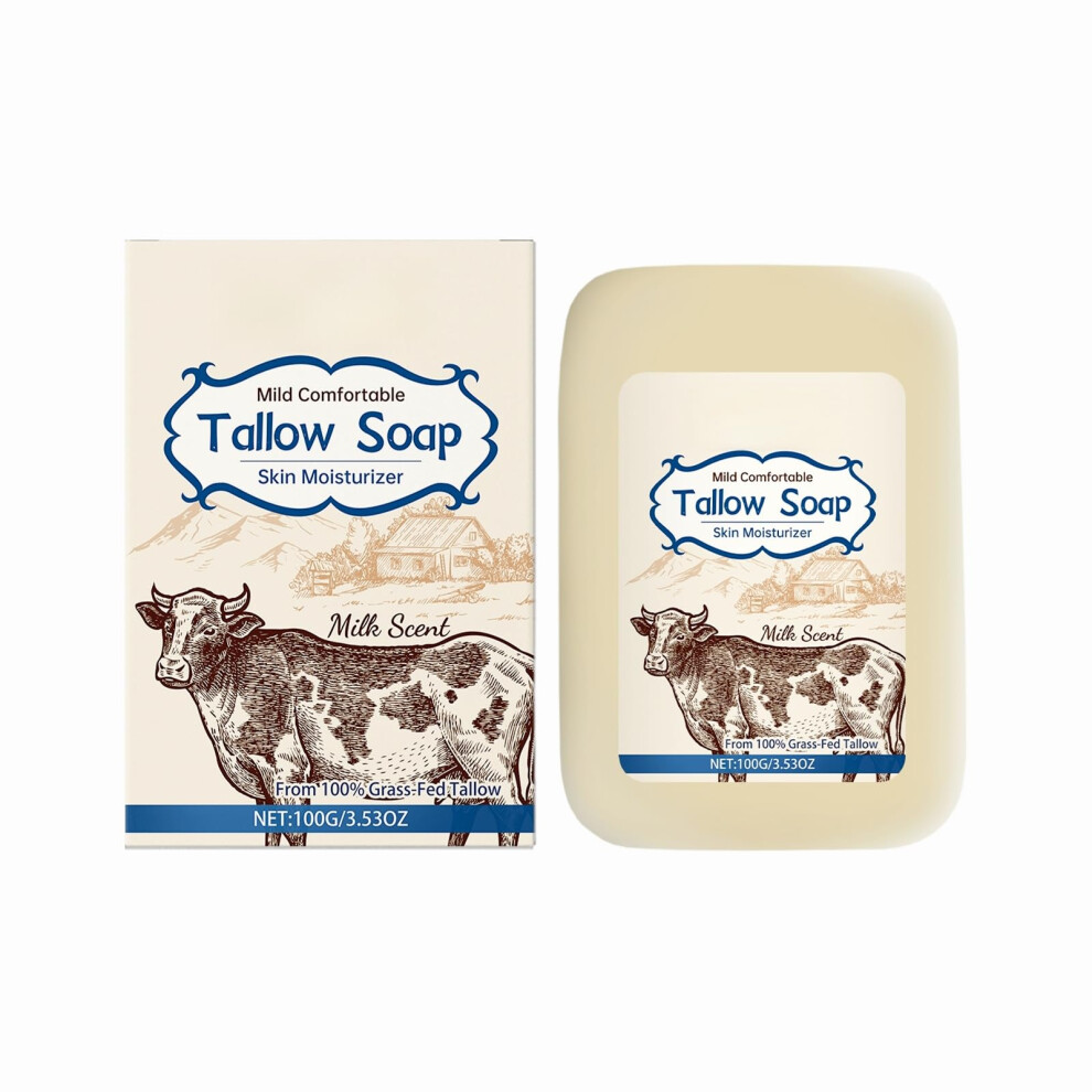 Moisturizing Bar Soap with Milk and Jojoba Oil for Dry Skin, Gentle Cleansing Aloe and Vitamin E, 3.5oz Set of 2