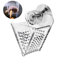 Red Worm Feeder, Acrylic V-Shape, Automatic Fish Feeder, Suction Cup Attachment, Live Food Funnel, For Efficient Feeding And Cleaner Aquariums