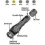 High Power Led Flashlight Set with 18650 Rechargeable Batteries,wit... 2