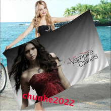 (70x140cm, #06) The Vampire Diaries 3D Microfiber Bath Towel Swim Beach Towel Blanket Turt Gift