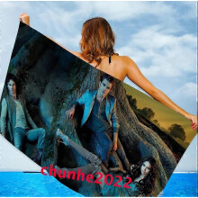 (70x140cm, #13) The Vampire Diaries 3D Microfiber Bath Towel Swim Beach Towel Blanket Turt Gift