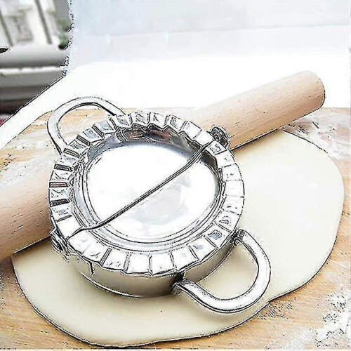 Dumpling Maker Stainless Steel Empanada Maker Press, Pastry Tools Ravioli Mold Kitchen Accessories(3' Dia) 2