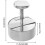 Burger Press Stainless Steel Burger Maker Hamburger Mold Perfect for Bbq Kitchen 2