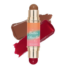 Dual Ended Blush and Bronzer Stick 2 in 1 Cream Contour Vegan Makeup Plum