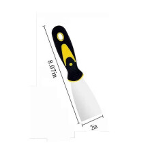 (Small) 15 in 1 Multifunctional Putty Knife Set Stainless Steel Spatula Putty Scraper Cleaning Spatula DIY Construction Tools
