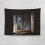 (1.5*2m, 10) Window View Tree Wall Hanging Tapestry Blanket Decor Bedspread Background Room 1