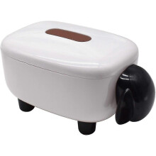 Tissue Dispenser,sheep Shape Top Groove Paper Towel Dispenser Detachable