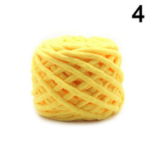 (04) Chunky Wool Yarn Soft Bulky Knitting Wool Roving Yarn Crochet Scarf Blanket DIY