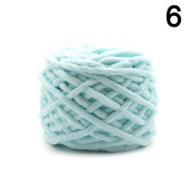 (06) Chunky Wool Yarn Soft Bulky Knitting Wool Roving Yarn Crochet Scarf Blanket DIY