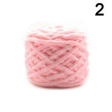 (02) Chunky Wool Yarn Soft Bulky Knitting Wool Roving Yarn Crochet Scarf Blanket DIY