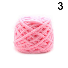 (03) Chunky Wool Yarn Soft Bulky Knitting Wool Roving Yarn Crochet Scarf Blanket DIY