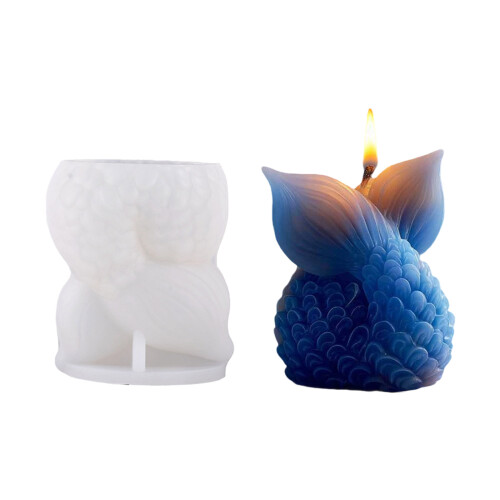 Fischschwanzform Silikonform Aromatherapien Kerzenherstellung