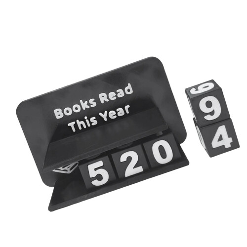 Shelf Decors Büchertheke, 3D-gedrucktes-Schwarz