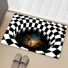 (IT 4) Doormat Bathroom Mat Horror Movie Halloween It Freddy Krueger Joker